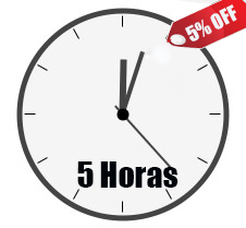 5 Horas 5% OFF